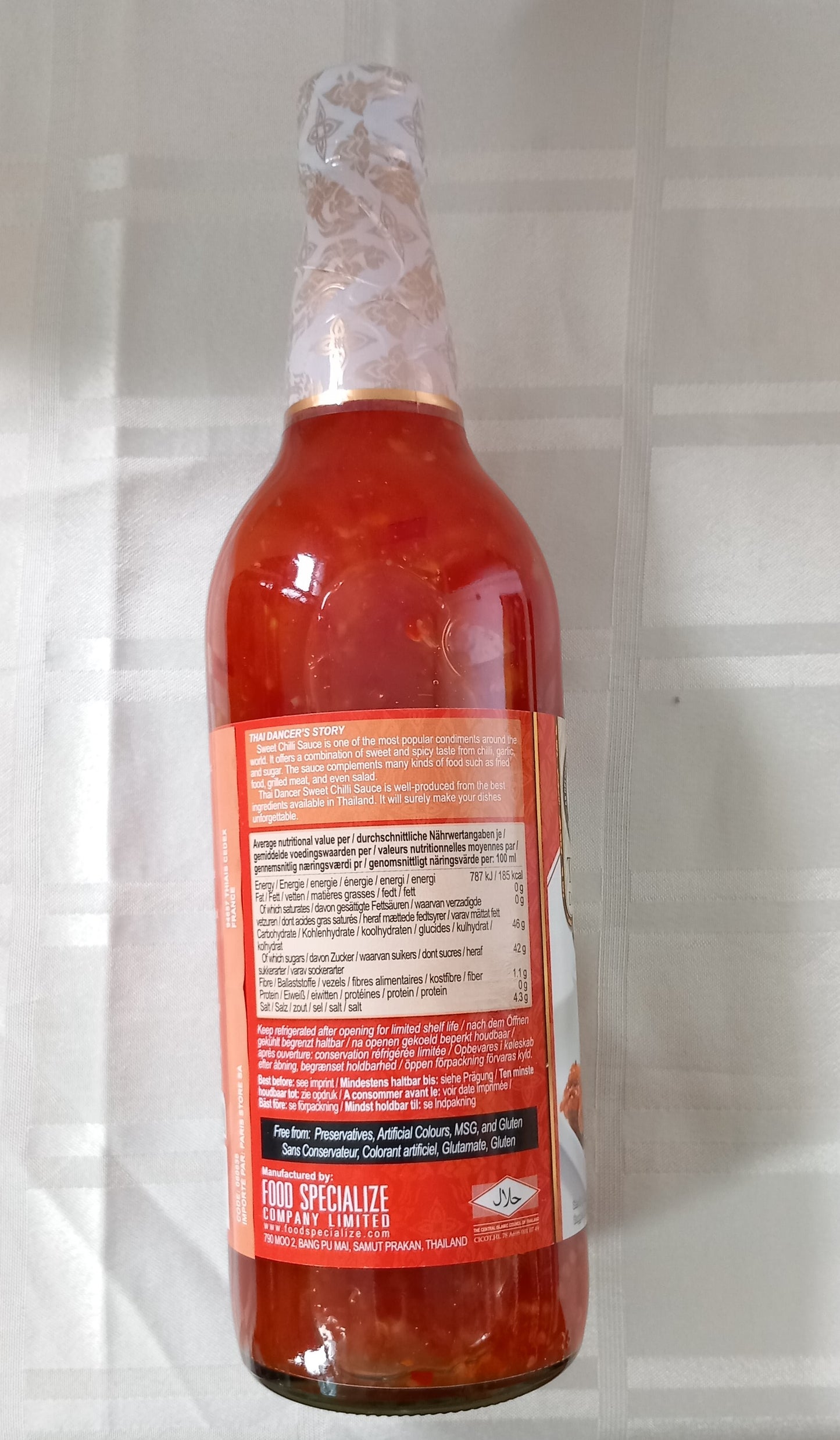 SWEET CHILI  SAUCE 900g