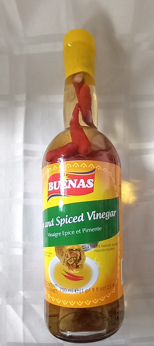 BUENAS HOT AND SPICED VINEGAR 750ml