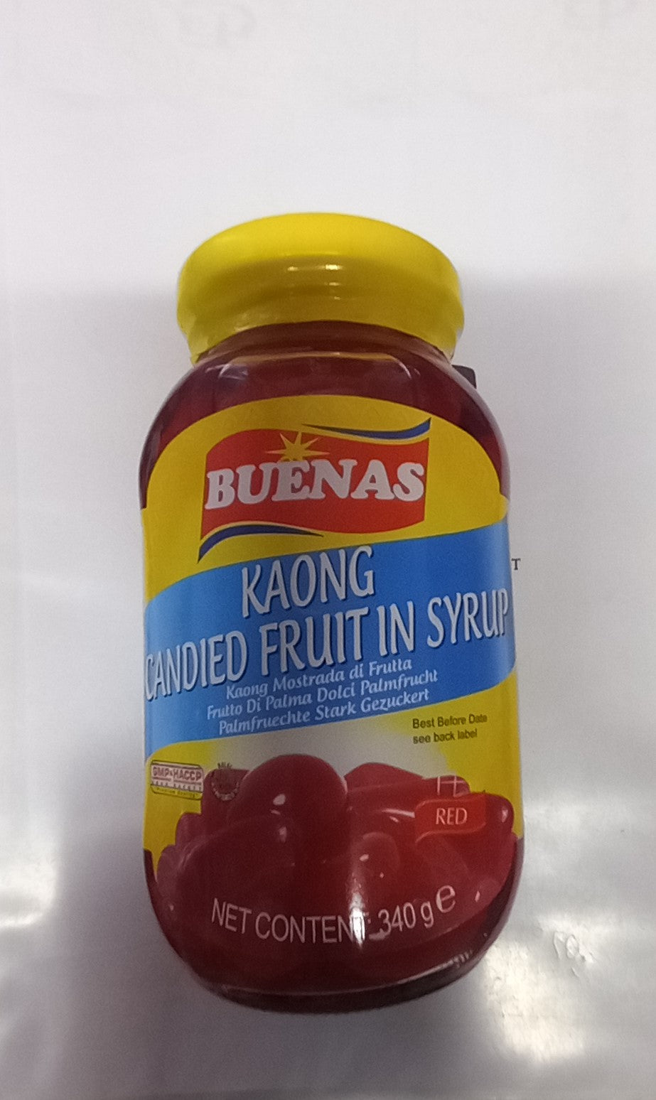 KAONG RED  CANDIED FRUIT IN SYRUP 340g