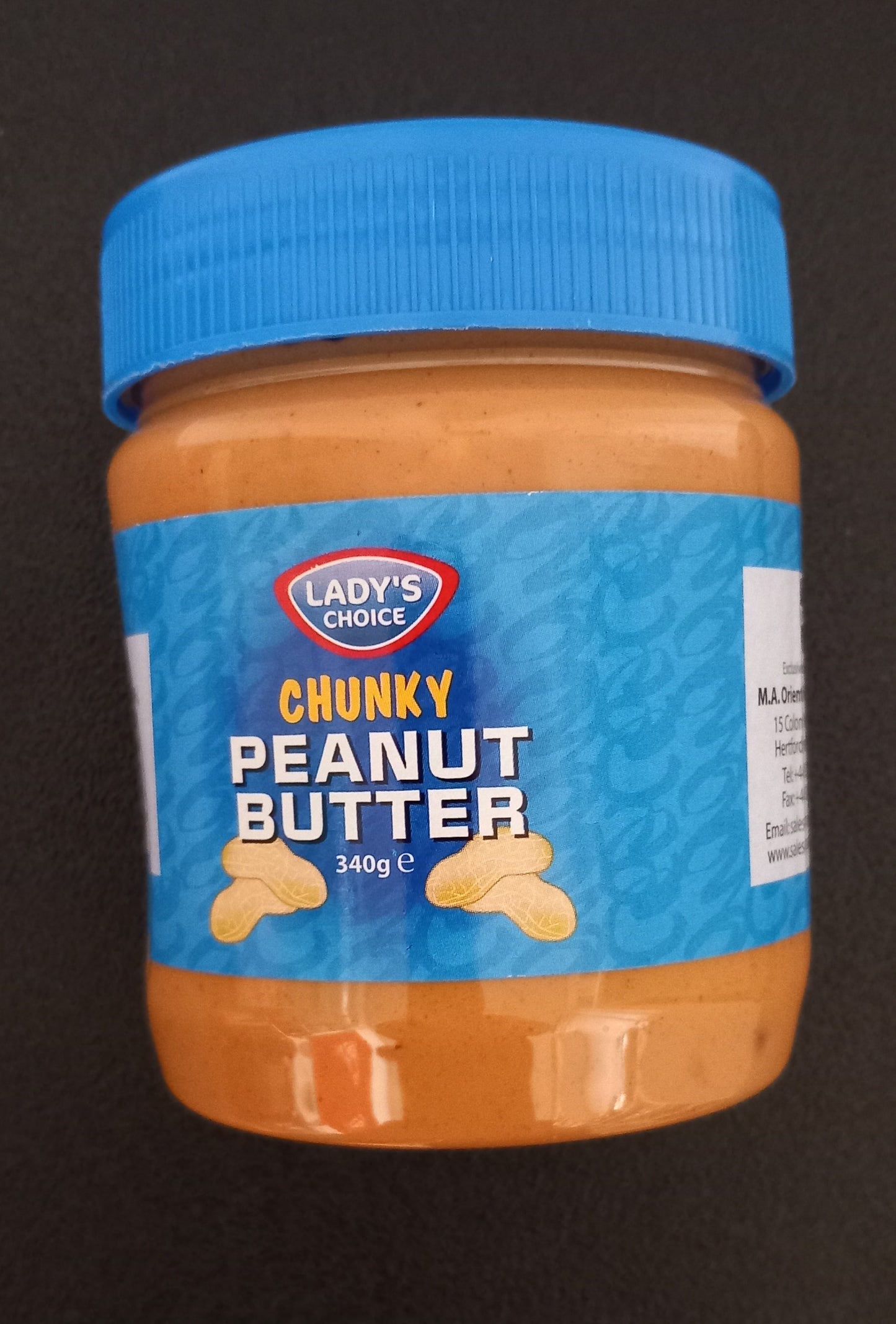 PEANUT BUTTER CHUNKY 340g (CRUNCH)