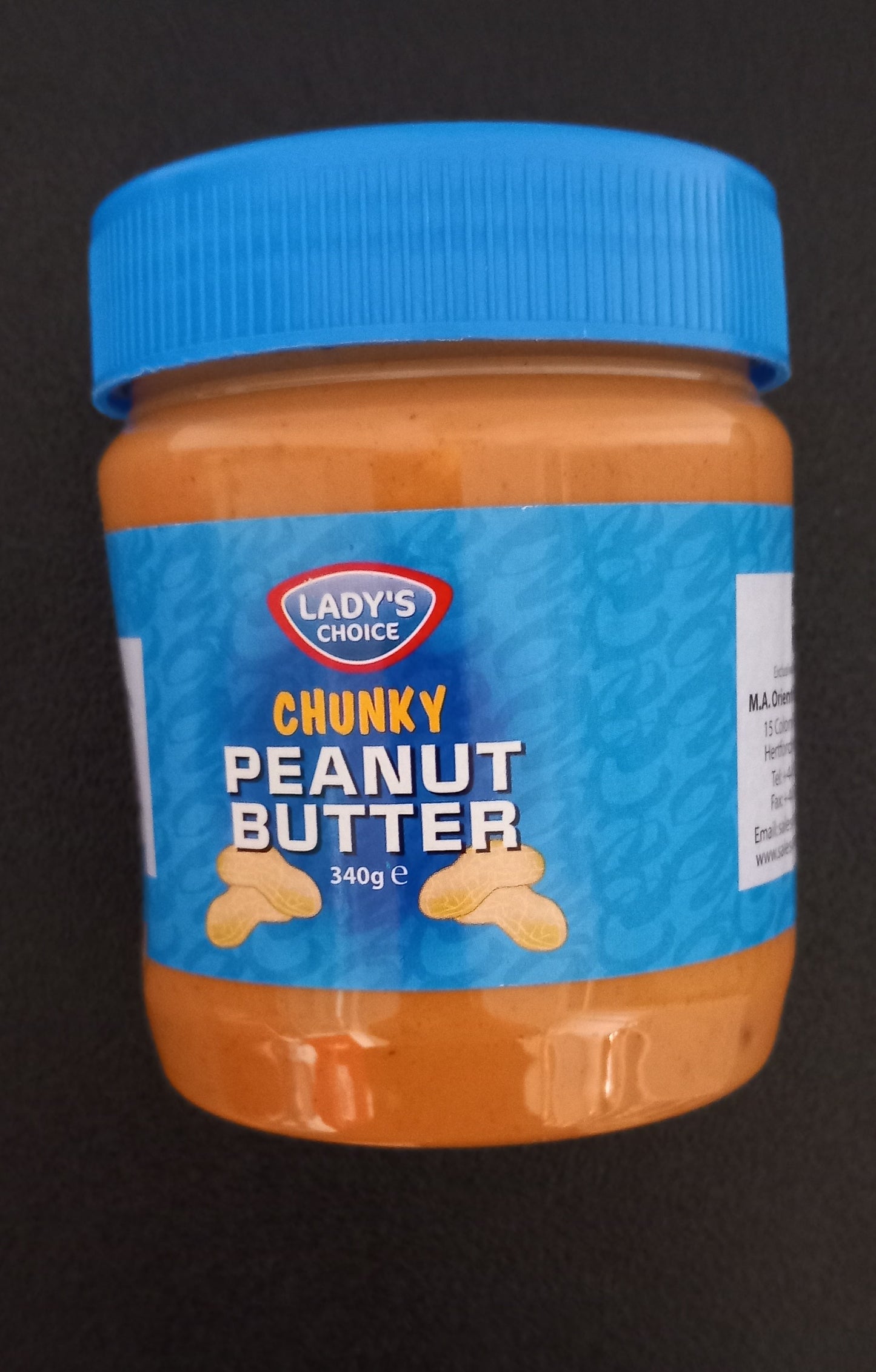 PEANUT BUTTER CHUNKY 340g (CRUNCH)