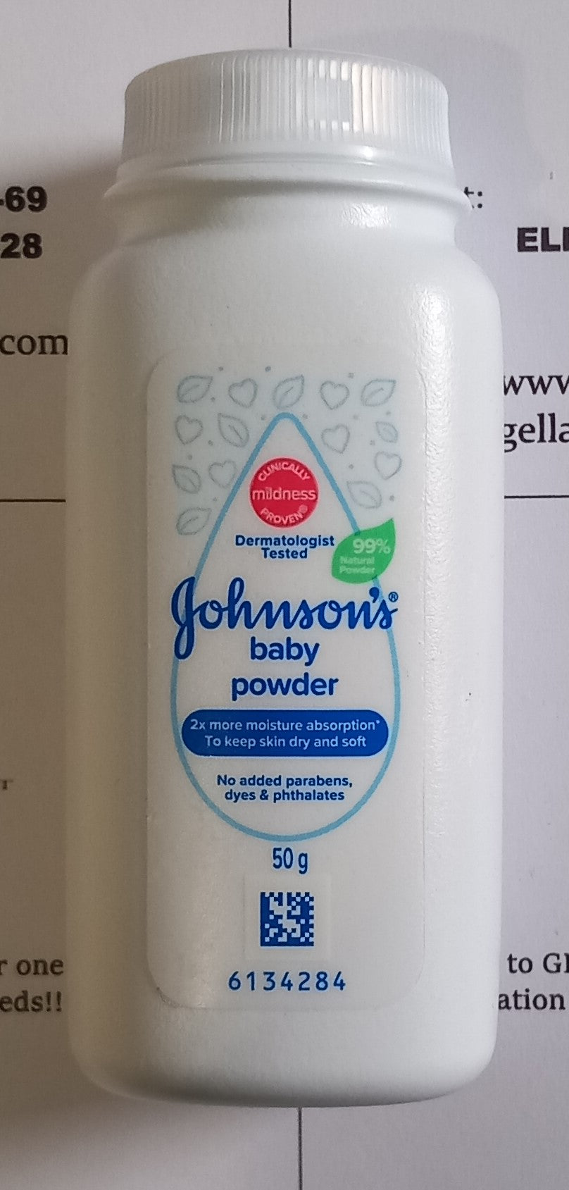 JOHNSON'S BABY POWDER 50g