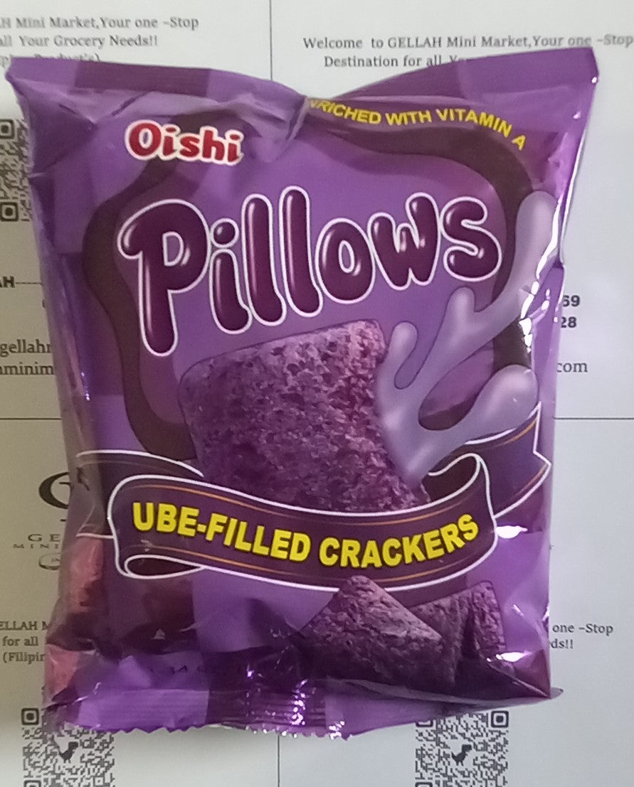 PILLOWS UBE FILLED CRACKERS