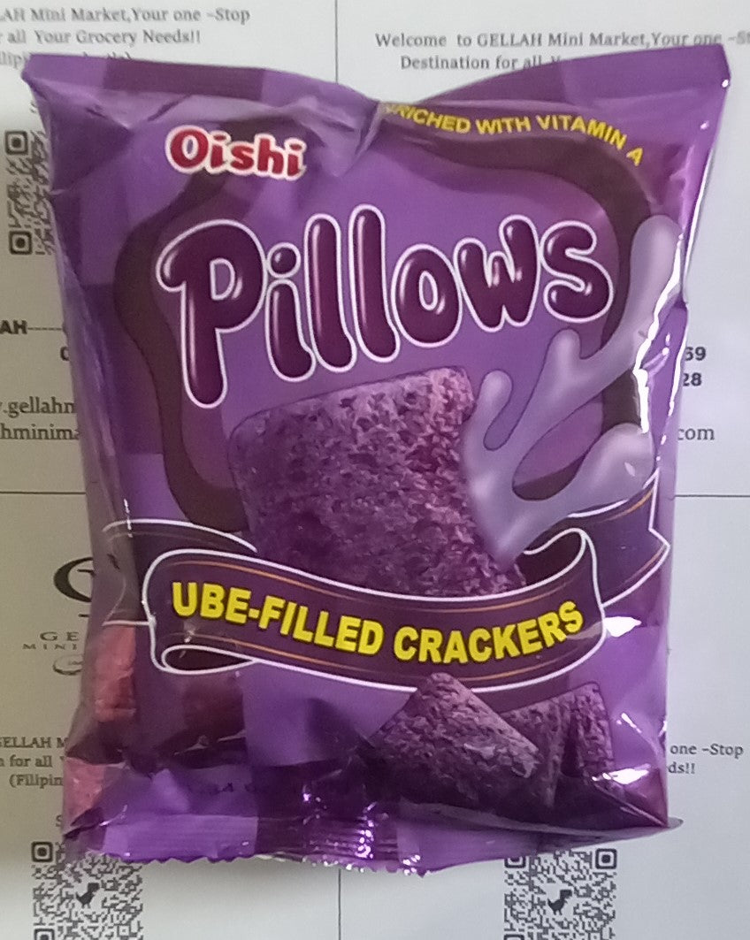 PILLOWS UBE FILLED CRACKERS