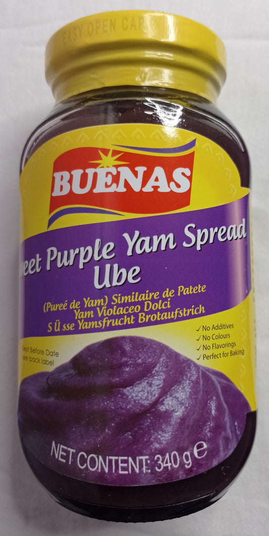 BUENAS UBE SWEET PURPLE YAM SPREAD 340g