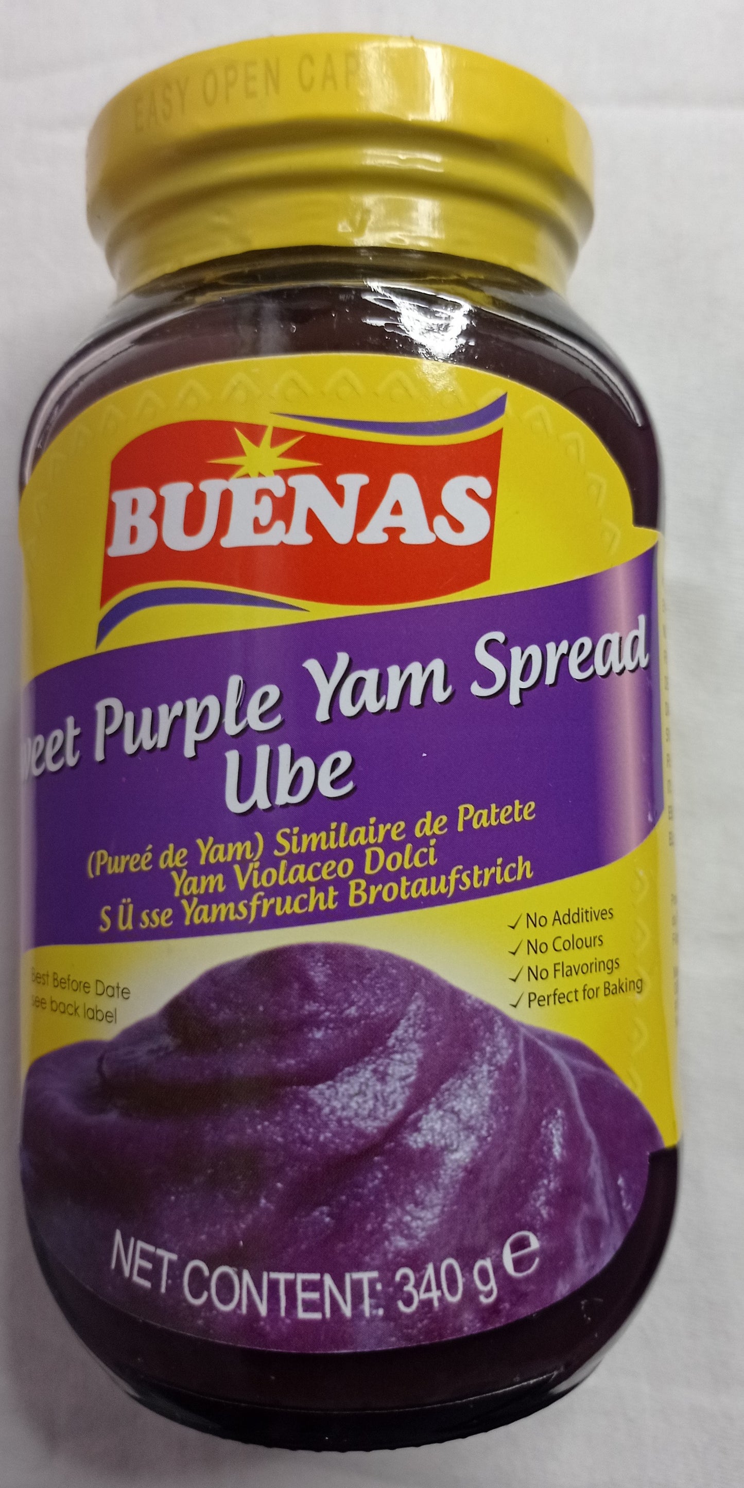 BUENAS UBE SWEET PURPLE YAM SPREAD 340g