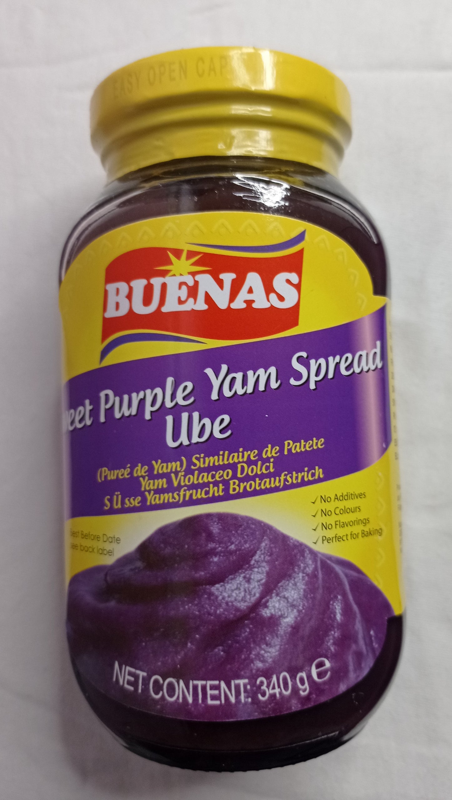 BUENAS UBE SWEET PURPLE YAM SPREAD 340g