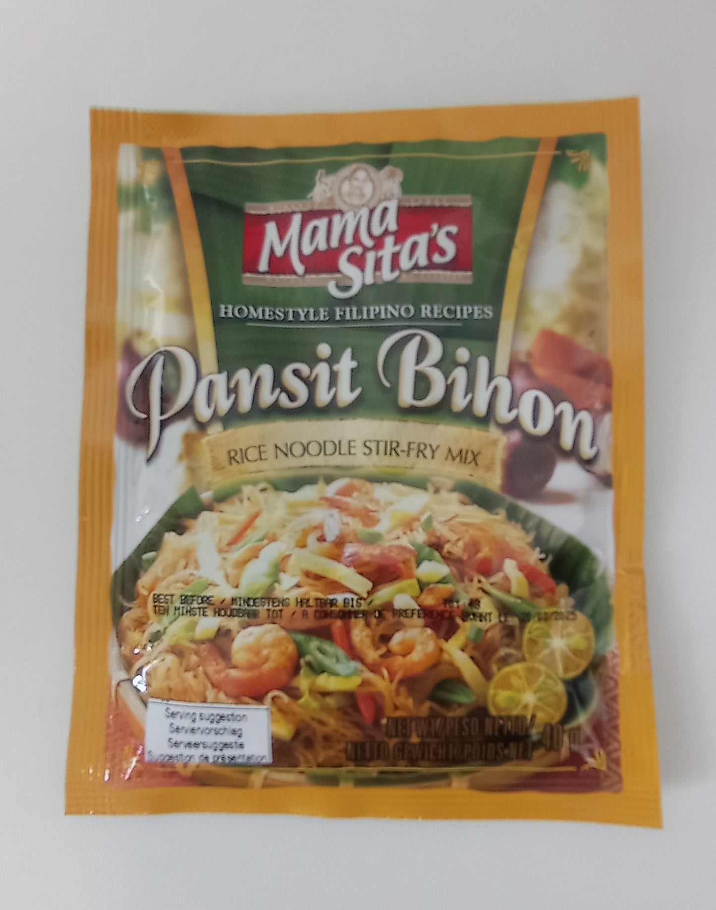 MAMA SITA'S  PANSIT BIHON RICE NOODLES STIR FRY MIX 40g