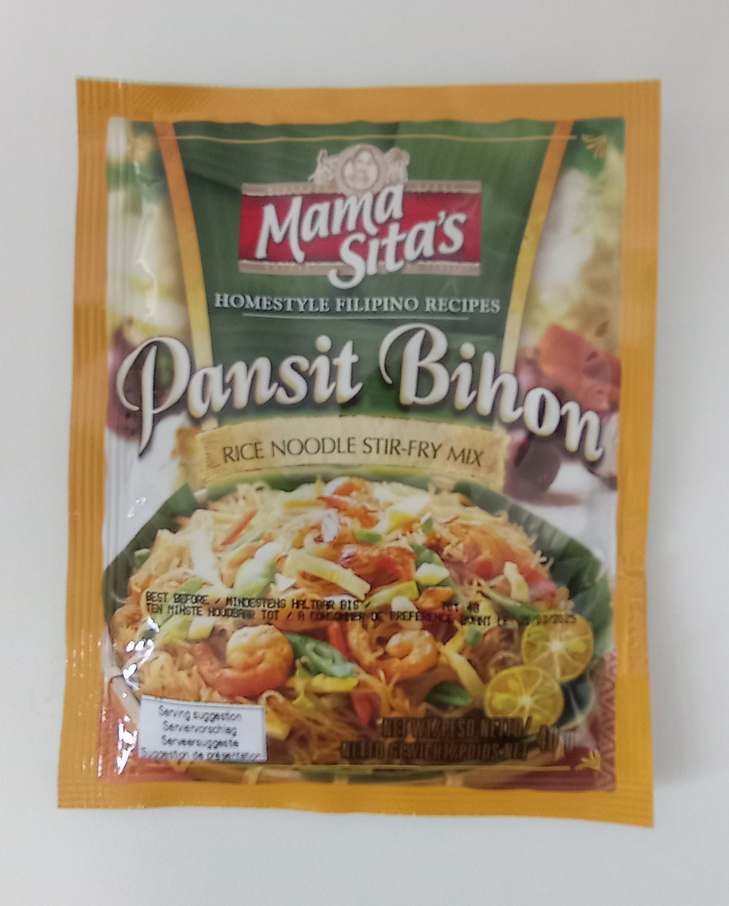 MAMA SITA'S  PANSIT BIHON RICE NOODLES STIR FRY MIX 40g