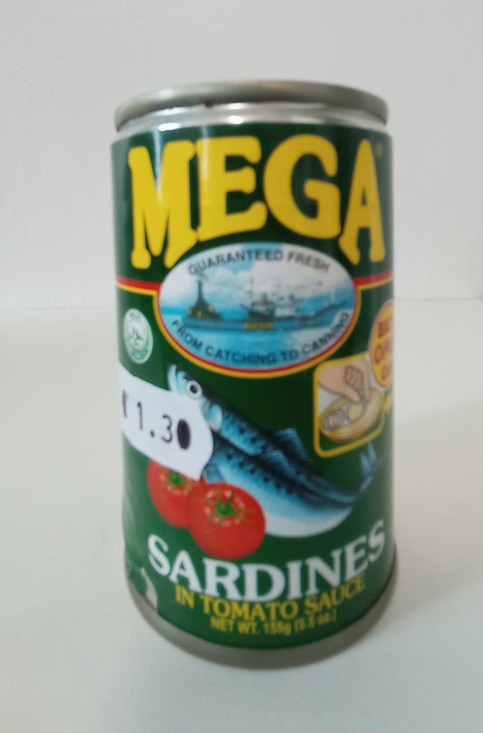 MEGA SARDINES IN TOMATO SAUCE 155g