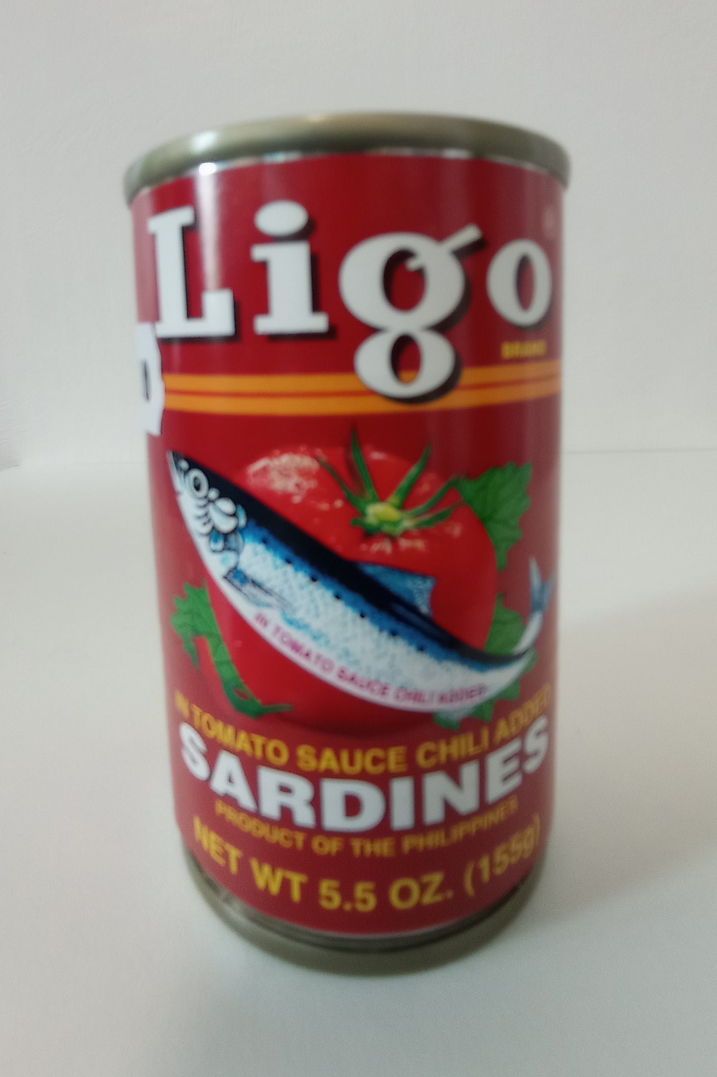 LIGO SARDINES TOMATO SAUCE CHILI 155g