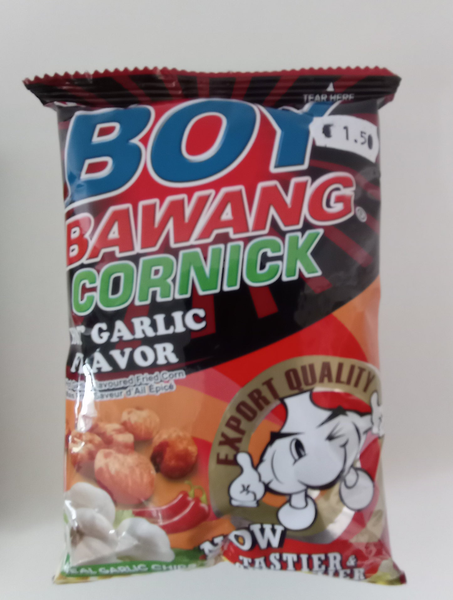 BOY BAWANG CORNICK GARLIC FLAVOR SPICY