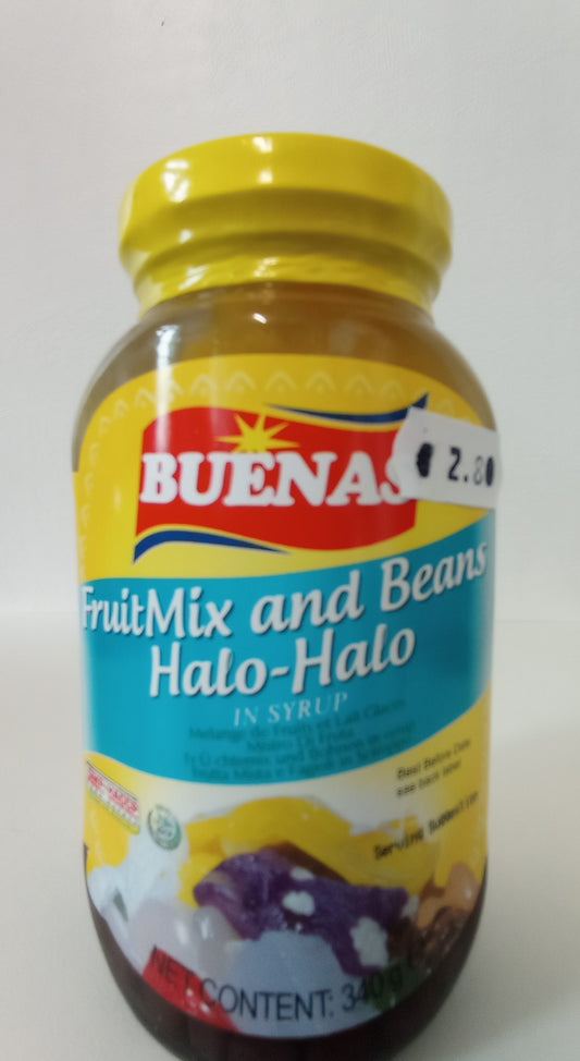 BUENAS FRUIT MIX & BEANS HALO HALO 340g