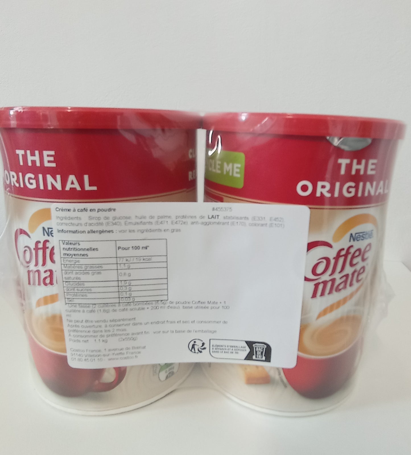 COFFEE MATE 2X550g