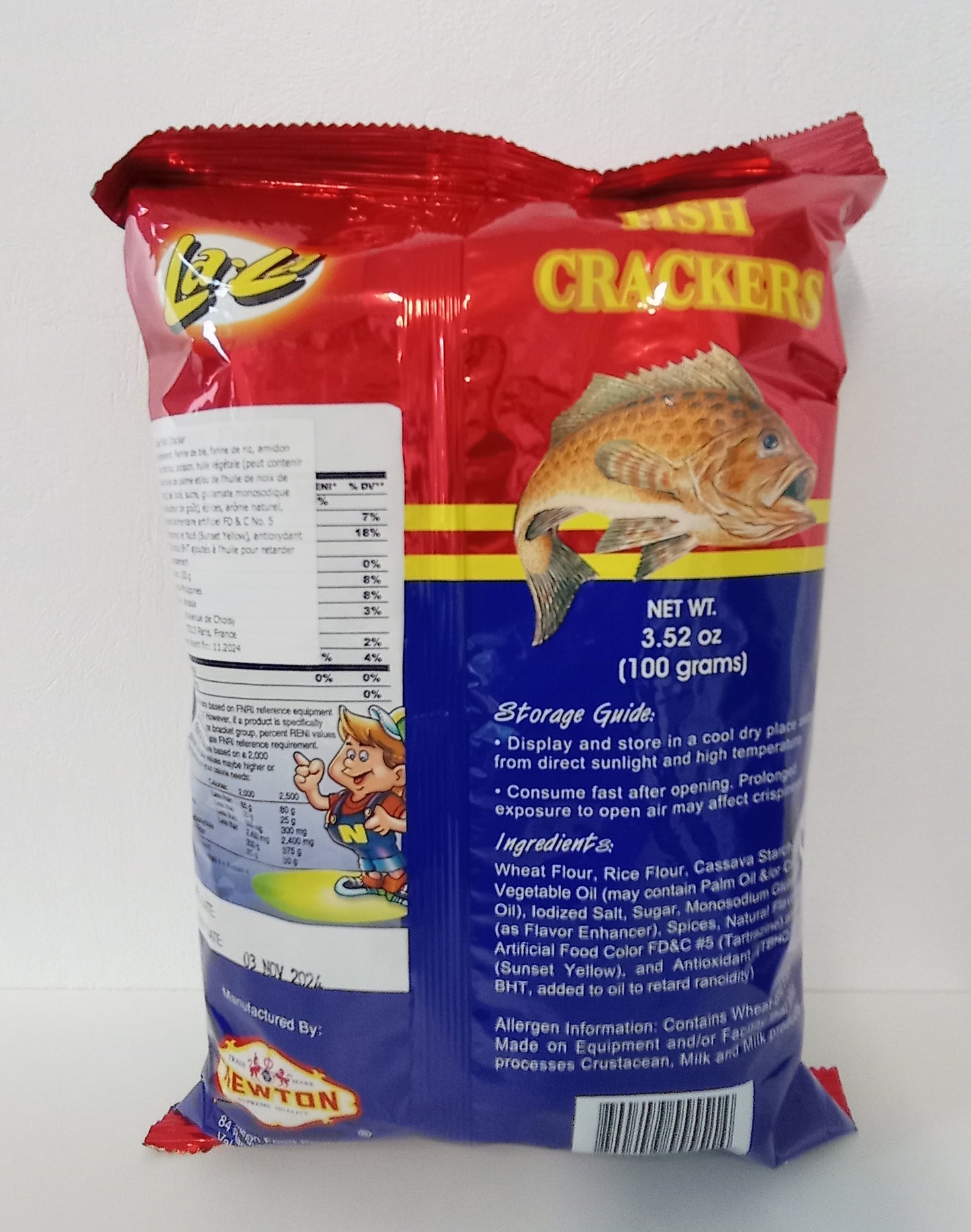 LA LA FISH CRACKERS 100g