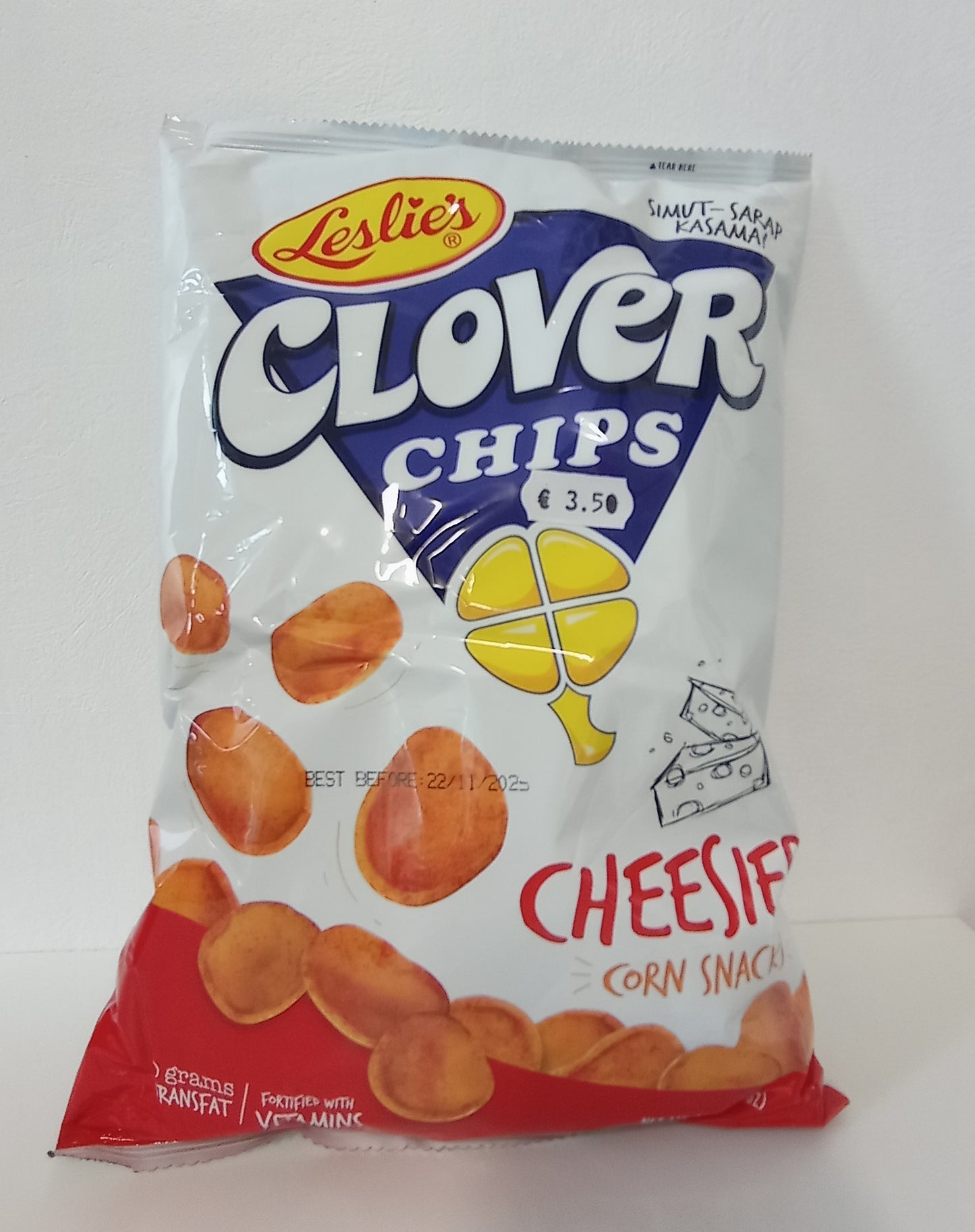 CLOVER  CHIPS  CHEESE FLAVOR 145g