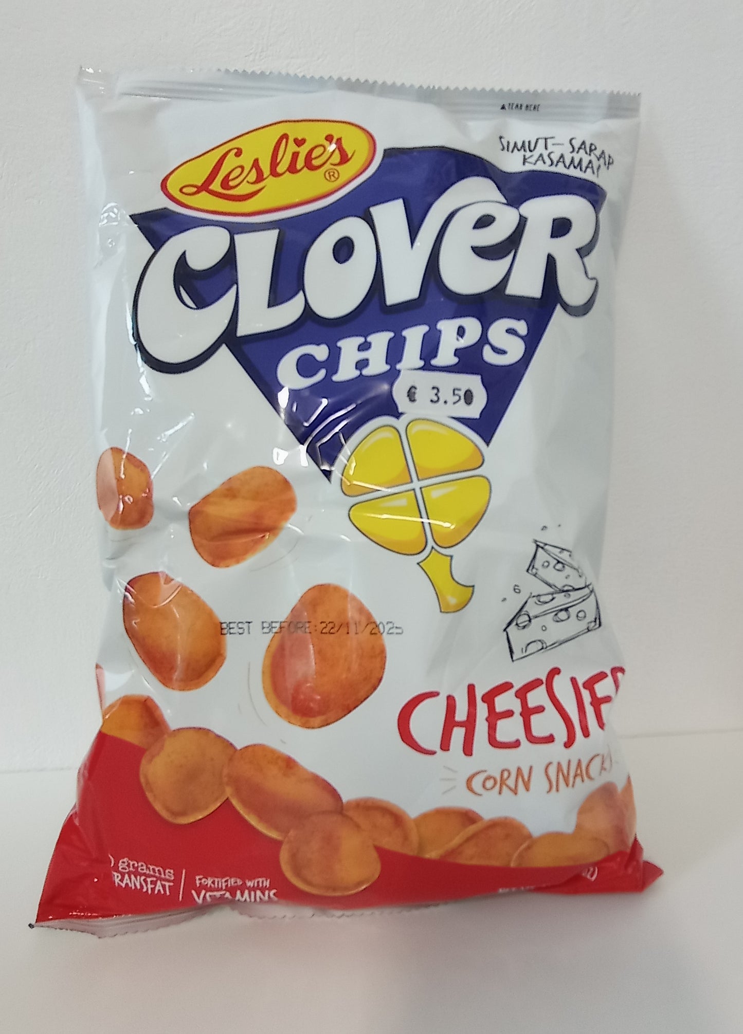 CLOVER  CHIPS  CHEESE FLAVOR 145g