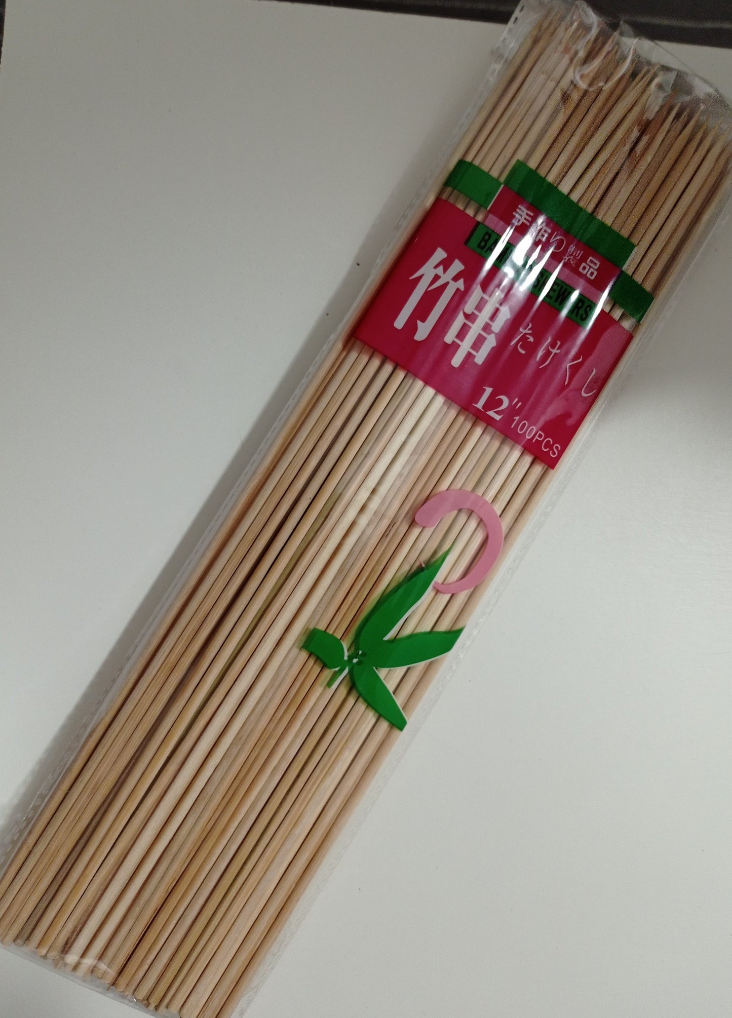 BAMBOO SKEWERS 12inch 100pcs.