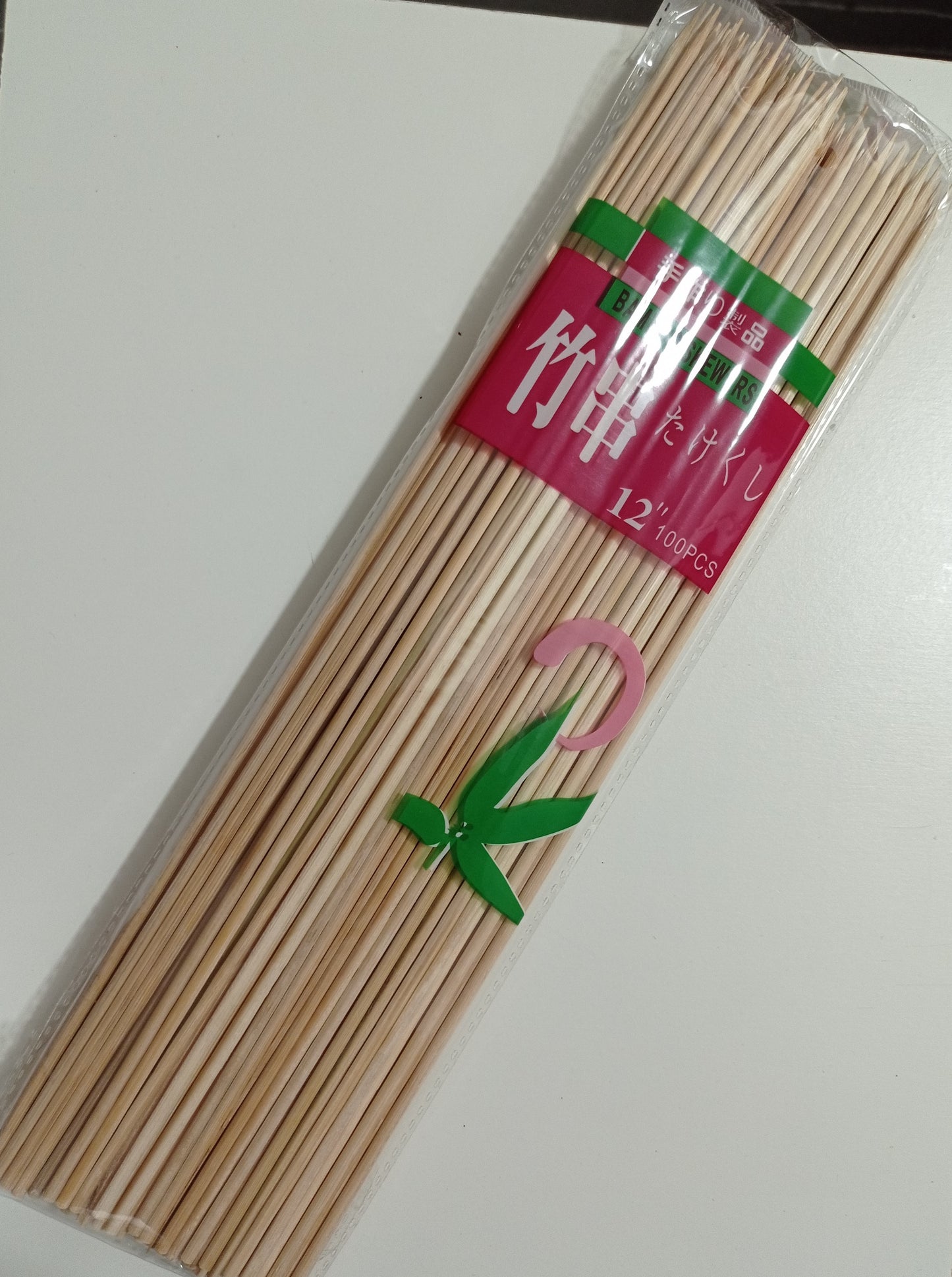 BAMBOO SKEWERS 12inch 100pcs.